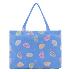 Seashell Clam Pattern Art Design Medium Tote Bag by Amaryn4rt