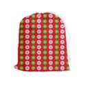 Festive Pattern Christmas Holiday Drawstring Pouch (XL) View1