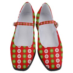 Festive Pattern Christmas Holiday Women s Mary Jane Shoes by Amaryn4rt