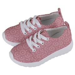 Flora Flowers Pattern Design Pink Spring Nature Kids  Lightweight Sports Shoes by artworkshop