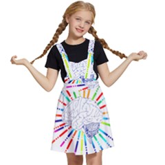 Brain Icon Star Biology Abstract Kids  Apron Dress by Wegoenart