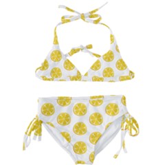 Fruit Food Juicy Organic Yellow Kids  Classic Bikini Set