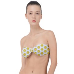 Fruit Food Juicy Organic Yellow Classic Bandeau Bikini Top 