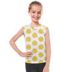 Fruit Food Juicy Organic Yellow Kids  Mesh Tank Top