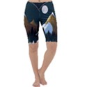 Mountains Forest Moon Stars View Cropped Leggings  View1