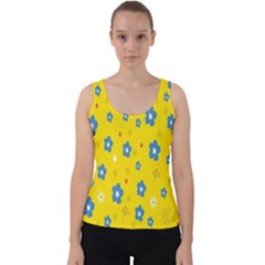  Flowers Spring Velvet Tank Top by artworkshop