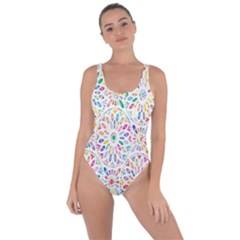 Flowery Floral Abstract Decorative Ornamental Bring Sexy Back Swimsuit by artworkshop