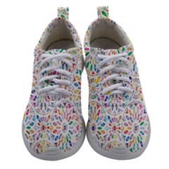 Flowery Floral Abstract Decorative Ornamental Athletic Shoes