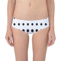 Halftone Pattern Dot Modern Retro Texture Circle Classic Bikini Bottoms by artworkshop