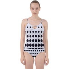 Halftone Pattern Dot Modern Retro Texture Circle Cut Out Top Tankini Set by artworkshop