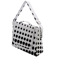 Halftone Pattern Dot Modern Retro Texture Circle Box Up Messenger Bag