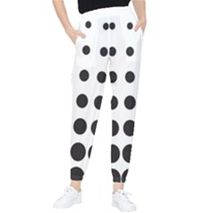 Halftone Pattern Dot Modern Retro Texture Circle Tapered Pants by artworkshop