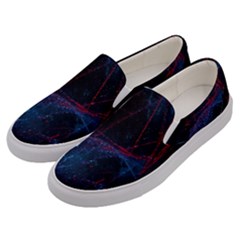 Abstract Painting Feathers Beautiful Men s Canvas Slip Ons by artworkshop