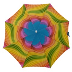  Rainbow Pattern Lines Straight Umbrellas by artworkshop