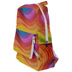  Rainbow Pattern Lines Travelers  Backpack by artworkshop