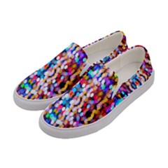 Abstract Background Blur Women s Canvas Slip Ons by artworkshop