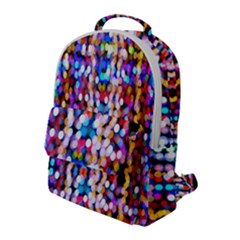 Abstract Background Blur Flap Pocket Backpack (large)