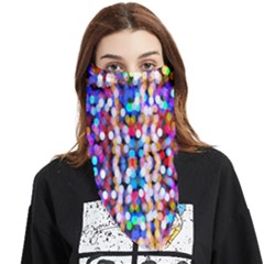 Abstract Background Blur Face Covering Bandana (triangle) by artworkshop