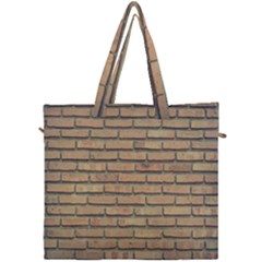 Bricks Wall Red  Canvas Travel Bag