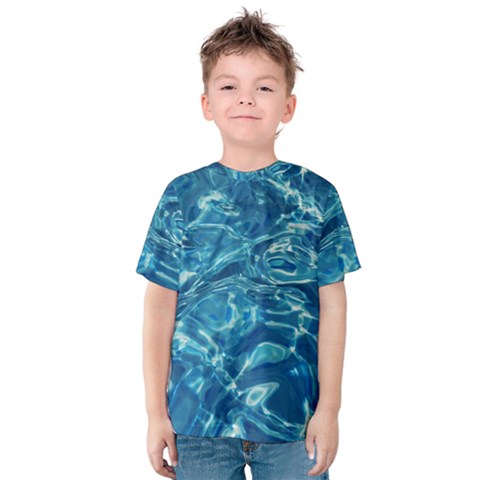 Surface Abstract Background Kids  Cotton Tee by artworkshop