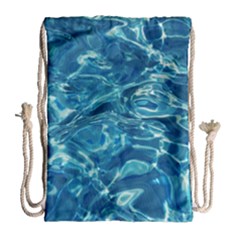 Surface Abstract Background Drawstring Bag (Large)