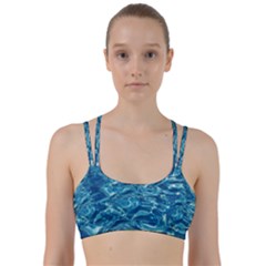 Surface Abstract Background Line Them Up Sports Bra