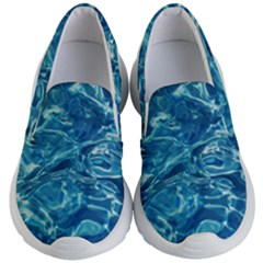 Surface Abstract Background Kids Lightweight Slip Ons by artworkshop