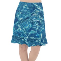 Surface Abstract Background Fishtail Chiffon Skirt by artworkshop