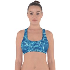 Surface Abstract Background Cross Back Hipster Bikini Top 