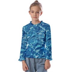 Surface Abstract Background Kids  Frill Detail Tee