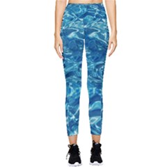 Surface Abstract Background Pocket Leggings 