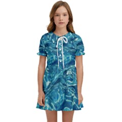 Surface Abstract Background Kids  Sweet Collar Dress