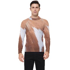 Horse Coat Animal Equine Men s Long Sleeve Rash Guard by artworkshop