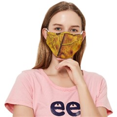 Leaf Leaf Veins Fall Fitted Cloth Face Mask (adult) by artworkshop