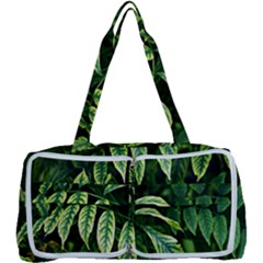 Leaves Foliage Twig Bush Plant Multi Function Bag by artworkshop