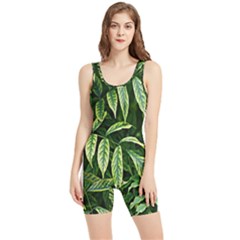 Leaves Foliage Twig Bush Plant Women s Wrestling Singlet by artworkshop