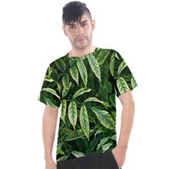 Leaves Foliage Twig Bush Plant Men s Sport Top by artworkshop