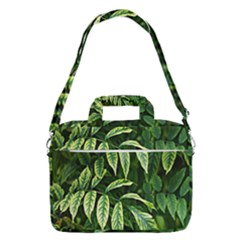 Leaves Foliage Twig Bush Plant Macbook Pro 13  Shoulder Laptop Bag  by artworkshop