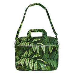 Leaves Foliage Twig Bush Plant Macbook Pro 16  Shoulder Laptop Bag by artworkshop