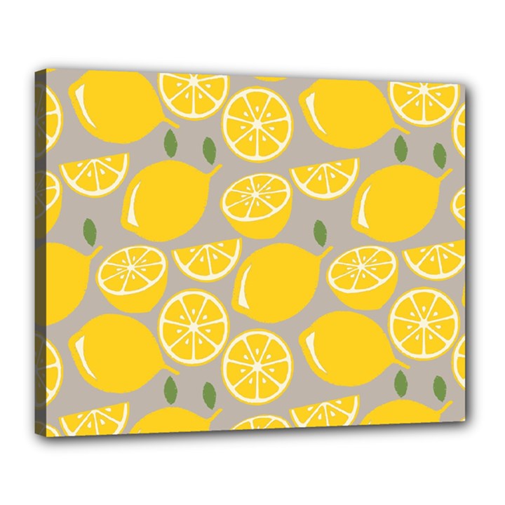 Lemon Wallpaper Canvas 20  x 16  (Stretched)