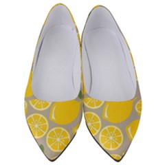 Lemon Wallpaper Women s Low Heels by artworkshop