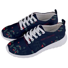 Merry Christmas Holiday Pattern  Men s Lightweight Sports Shoes by artworkshop