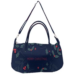 Merry Christmas Holiday Pattern  Removal Strap Handbag
