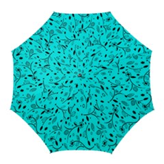 Flower Texture Textile Golf Umbrellas by artworkshop