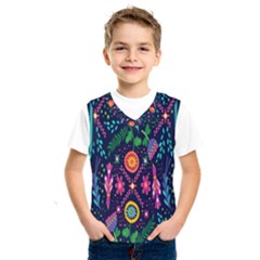 Pattern Nature Design  Kids  Basketball Tank Top by artworkshop