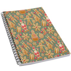 Pattern Seamless Gingerbread Christmas Decorative 5 5  X 8 5  Notebook by artworkshop