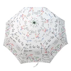 Math Formula Pattern Folding Umbrellas by Wegoenart