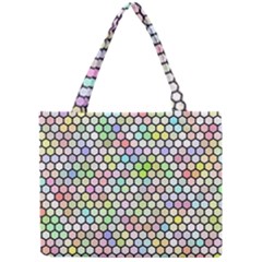 Honeycomb Art Pattern Design Background Mini Tote Bag by Wegoenart