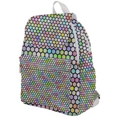 Honeycomb Art Pattern Design Background Top Flap Backpack by Wegoenart