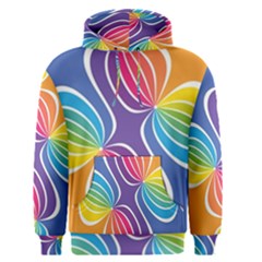 Illustration Abstract Background Pattern Rainbow Color Men s Core Hoodie by Wegoenart